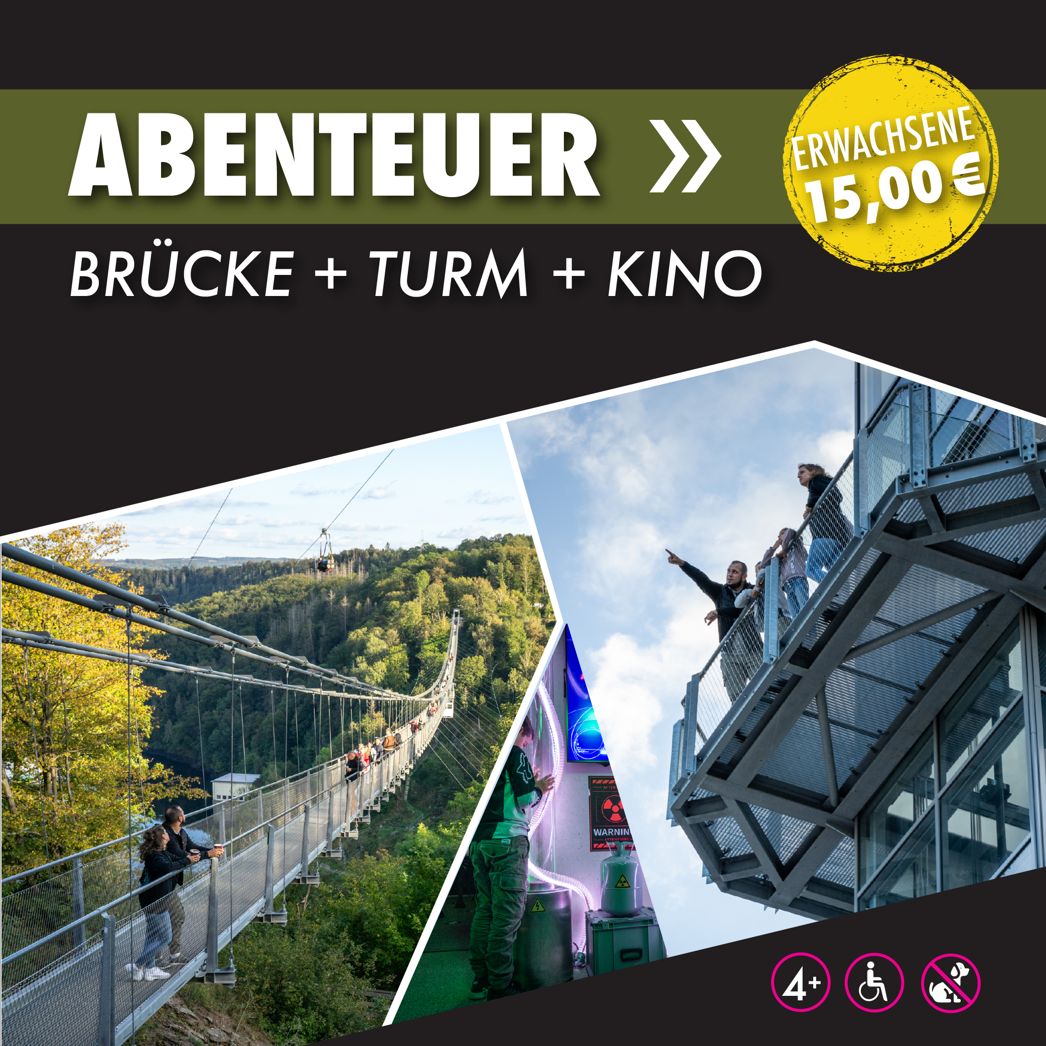 Brücke + Turm + Kino